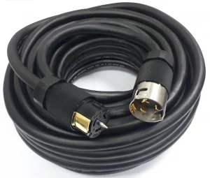 black cable